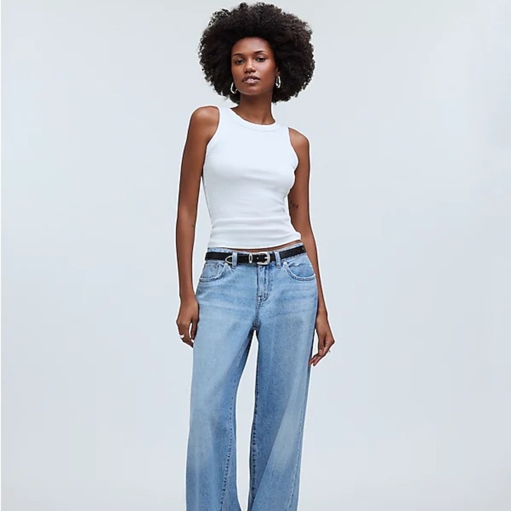 Madewell Brightside Cutaway Women’s White Tank